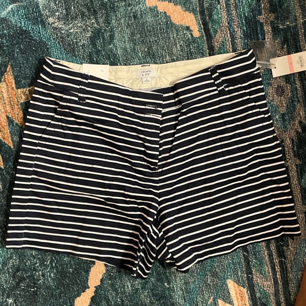 Crown & Ivy Striped Shorts